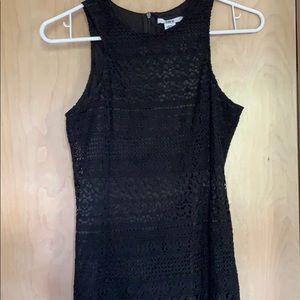 Black lace dress